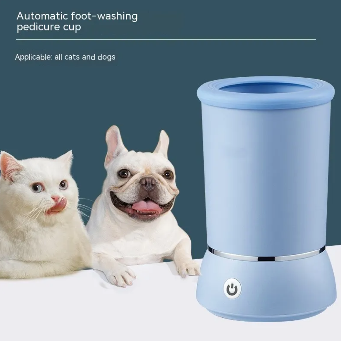 Limpiador de Patas 360° para Mascotas - Adiós a las Huellas en Casa